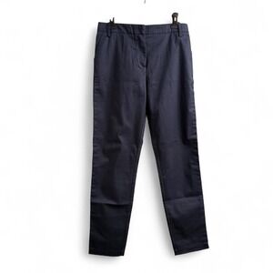 Palmer Harding navy pants with yellow tuxedo stripes, size US 8 #palmerharding